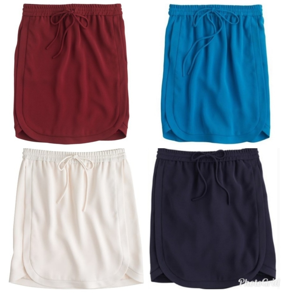 (4) J. Crew Skirts Size 2Tall
